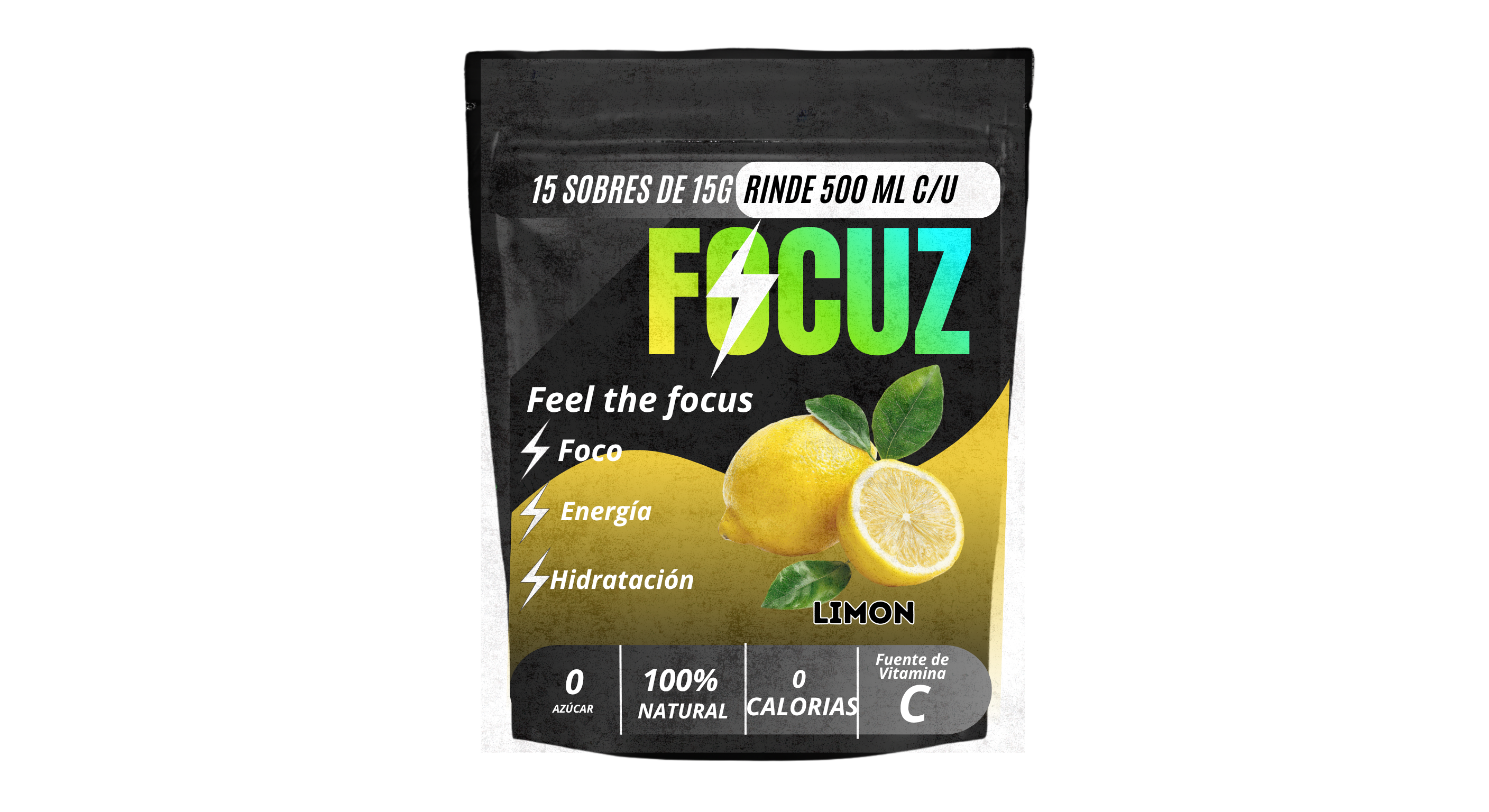 FOCUZ LIMON | SACHET X15 SOBRES